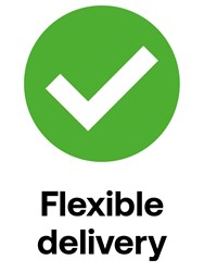 we support multiple delivery methods