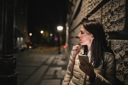 Lone Female Worker At Night MED Istock 2160514193 Credit Nosystem Images